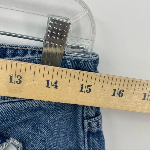 Stylish Blue Straight Leg Jeans for Women - Picture 7 of 11